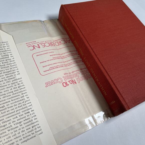 McAlmon and the Lost Generation: A Self Portrait Hardcover Book Joyce Hemingway - Picture 4 of 11